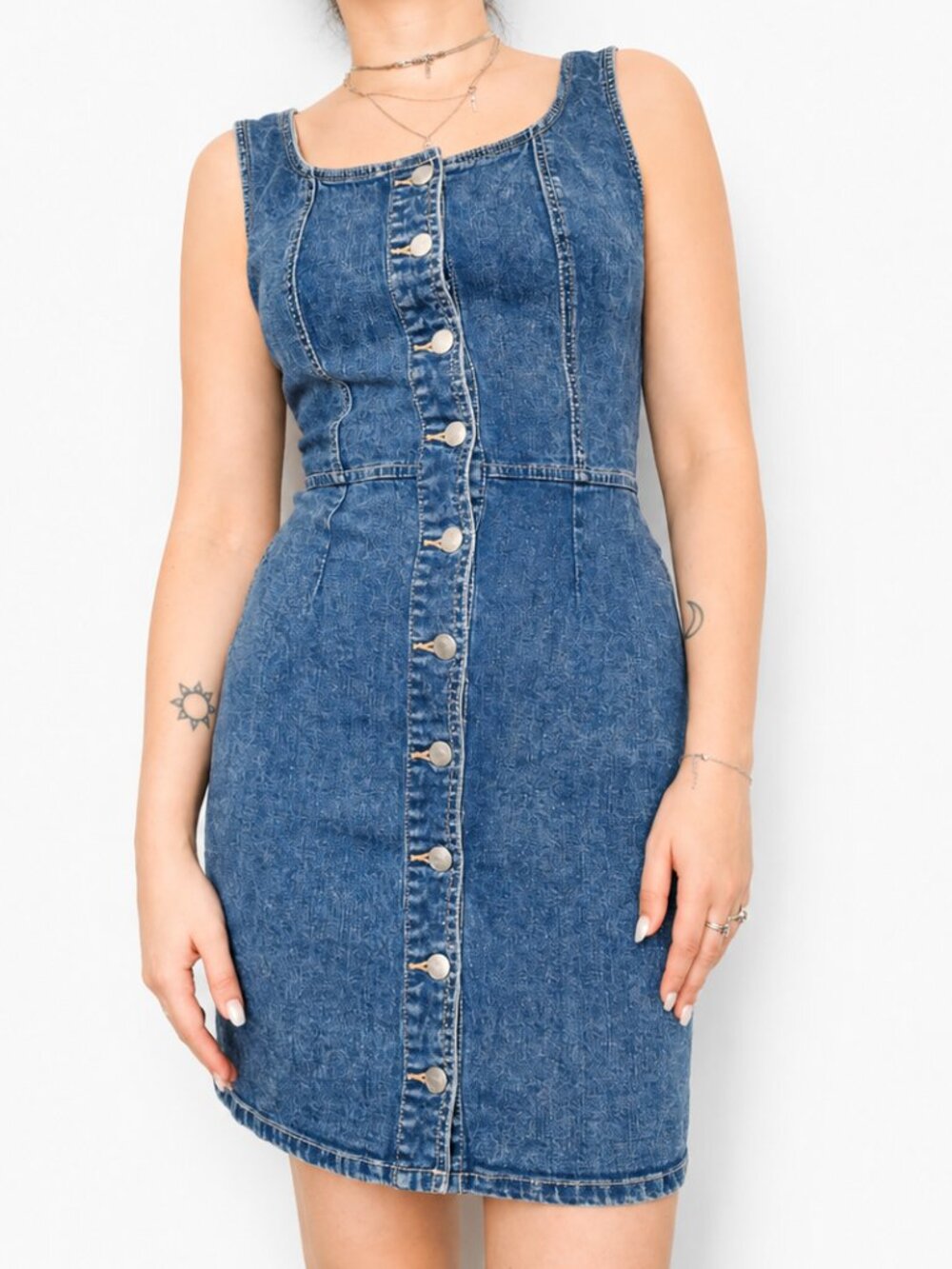 Jordache Vintage Denim Mini Dress